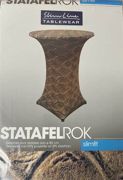 Grote foto slimline slimline sta tafelrok slang print 85cm tuin en terras tuinmeubelen