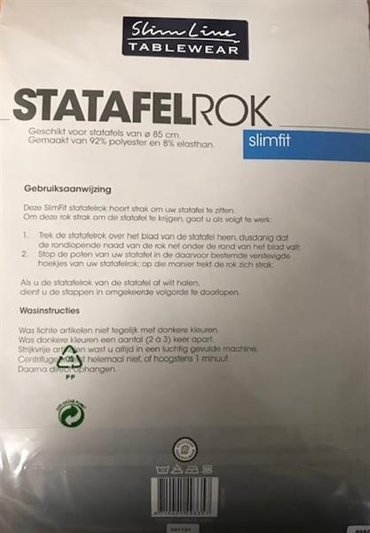 Grote foto slimline slimline sta tafelrok stenen 85cm tuin en terras tuinmeubelen