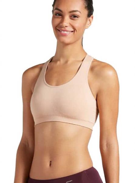 Grote foto beau amp caro beau amp caro sportbh l beige naadloos kleding dames ondergoed