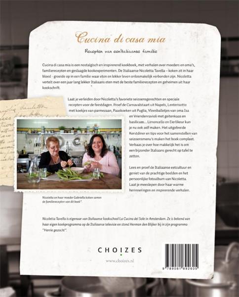 Grote foto cucina di casa mia boeken kookboeken