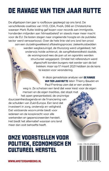 Grote foto de ravage van tien jaar rutte boeken politiek en maatschappij