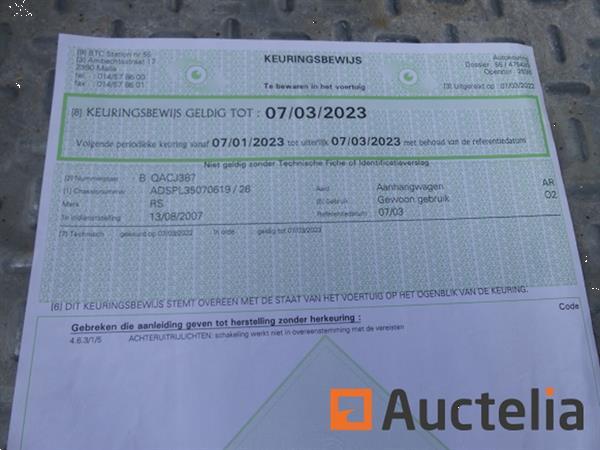 Grote foto autoremorque rs re3500 agrarisch aanhangwagens