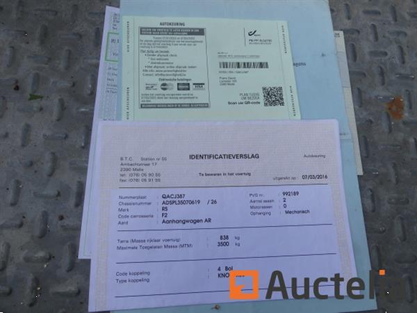 Grote foto autoremorque rs re3500 agrarisch aanhangwagens