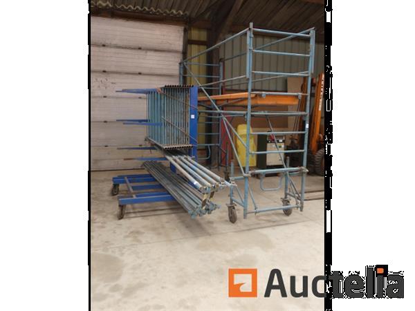 Grote foto stalen steigers op wielen doe het zelf en verbouw onderdelen en accessoires