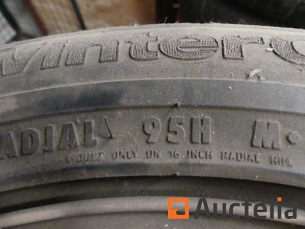Grote foto 4 winterbanden op aluminium velgen agrarisch wielen
