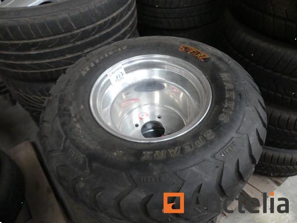 Grote foto 4 banden op chromen velgen voor quads agrarisch wielen