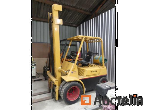 Grote foto model hyster vorkheftruck onleesbaar agrarisch heftrucks