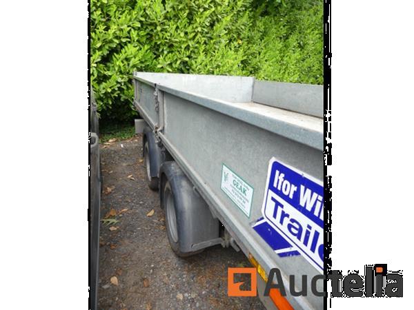 Grote foto ifor williams tt126g dubbelassige kipwagen agrarisch aanhangwagens
