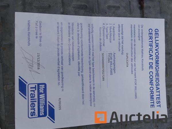 Grote foto ifor williams tt126g dubbelassige kipwagen agrarisch aanhangwagens