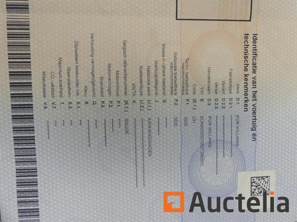 Grote foto ifor williams tt126g dubbelassige kipwagen agrarisch aanhangwagens