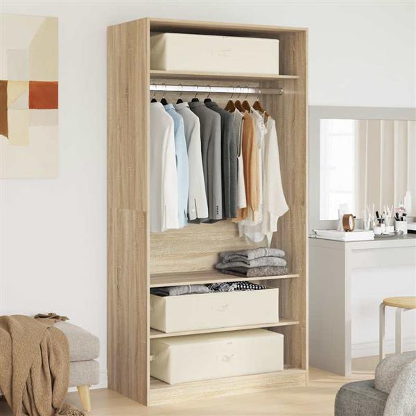 Grote foto vidaxl opbergboxen 2 st 43x34x23 cm stof cr mekleurig doe het zelf en verbouw materialen en producten
