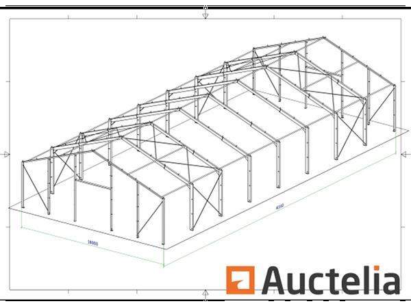Grote foto nieuwe staalconstructie 18m x 40m doe het zelf en verbouw onderdelen en accessoires