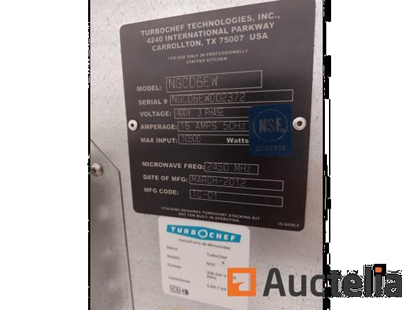 Grote foto microwave high speed oven turbochef ngcd6ew doe het zelf en verbouw hefwerktuigen