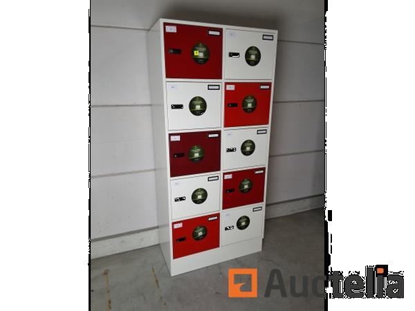 Grote foto 2 x gispen lockerkast rood doe het zelf en verbouw hefwerktuigen