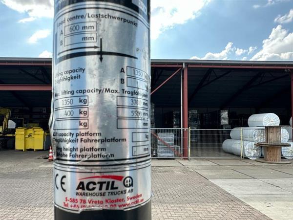 Grote foto vs 22201 elektrische triplex meerijdstapelaar 5500mm bj2020 doe het zelf en verbouw hefwerktuigen