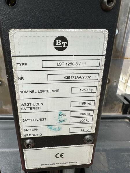 Grote foto vs 22202 elektrische triplex stapelaar bt freelift 4500mm doe het zelf en verbouw hefwerktuigen