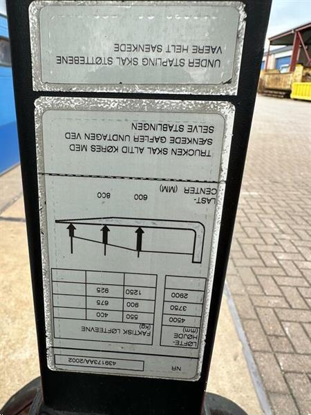 Grote foto vs 22202 elektrische triplex stapelaar bt freelift 4500mm doe het zelf en verbouw hefwerktuigen