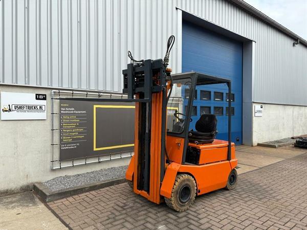 Grote foto vs 22206 elektrische triplex heftruck still vorkenspreider agrarisch heftrucks