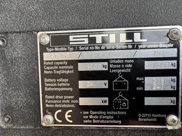 Grote foto vs 22209 elektrische triplex stapelaar still egvs14 4.470mm doe het zelf en verbouw hefwerktuigen
