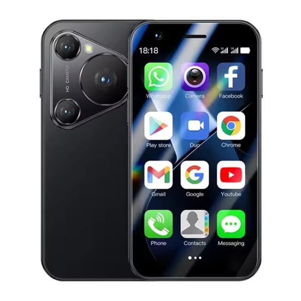 Grote foto p70 pro max mini smartphone 1 gb ram 16 gb opslag 2 mp camera 2000mah batterij zwart telecommunicatie mobieltjes