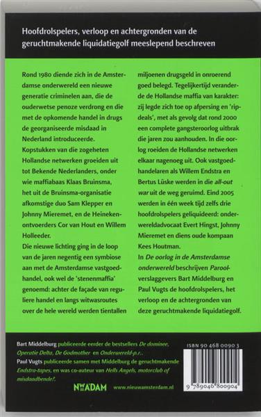 Grote foto de oorlog in de amsterdamse onderwereld boeken thrillers