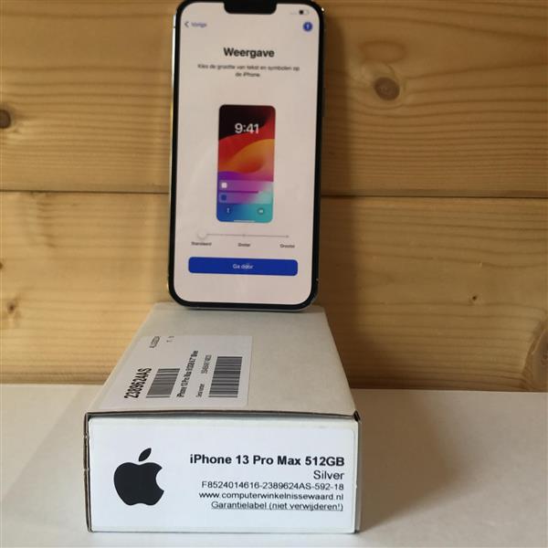 Grote foto magazijn opruiming apple iphone 13 pro max zilver 512gb garantie op op telecommunicatie apple iphone