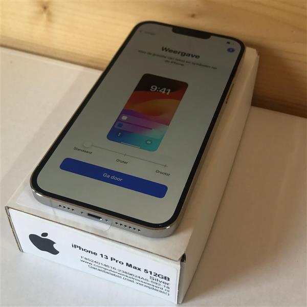 Grote foto magazijn opruiming apple iphone 13 pro max zilver 512gb garantie op op telecommunicatie apple iphone