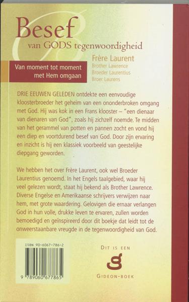 Grote foto besef van gods tegenwoordigheid boeken overige boeken