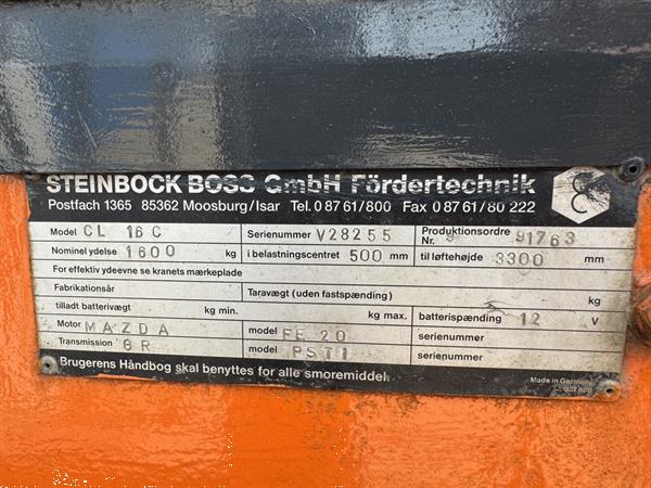Grote foto vs 22215 lpg gas heftruck steinbock 3.300mm 1.600kg agrarisch heftrucks