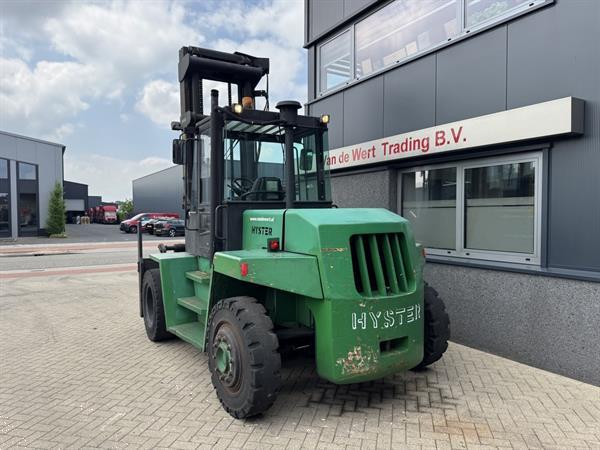 Grote foto hyster h8.00xl duplo 525 sideshift fork positioner 6 cilinder perkins diesel 1999 agrarisch heftrucks