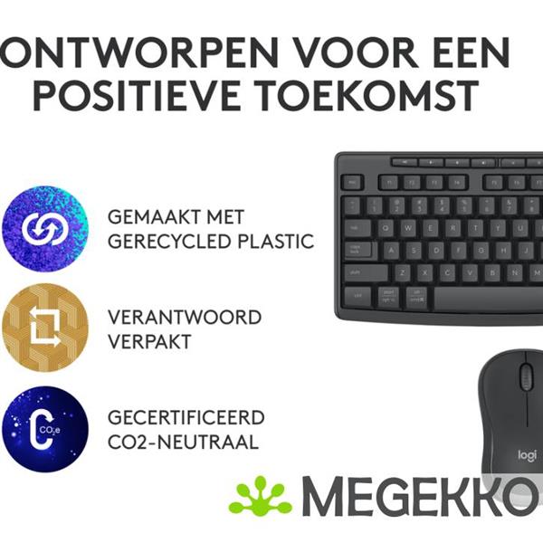 Grote foto logitech mk370 combo for business azerty be computers en software overige computers en software