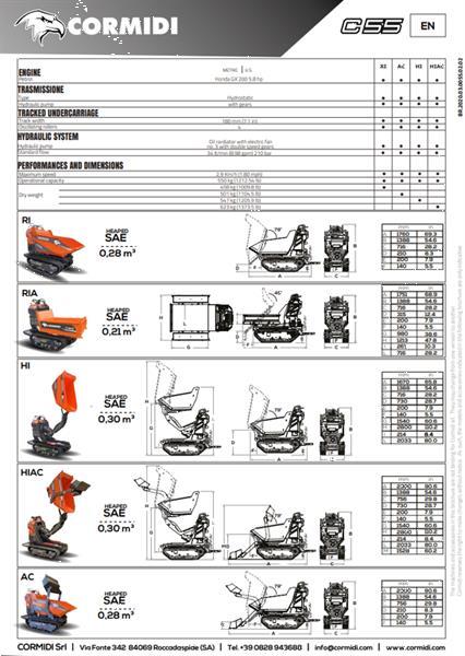 Grote foto cormidi c55 rupsdumper met zelflaadschop doe het zelf en verbouw wegenbouw