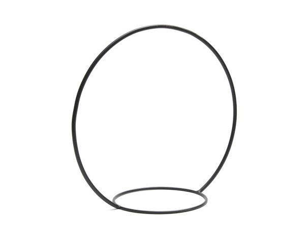 Grote foto frame metalen ring met ring 50 cm zwart hanging circle with ring verzamelen overige verzamelingen