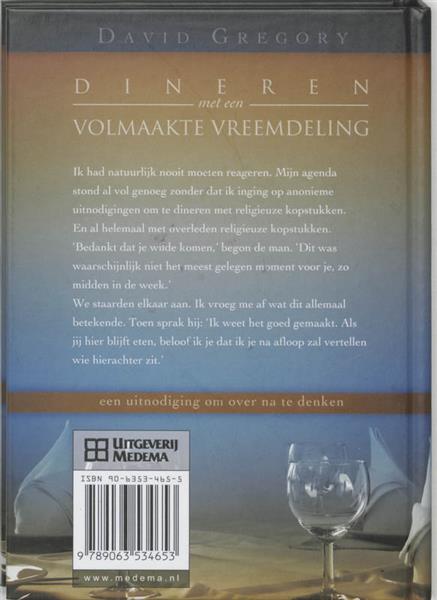 Grote foto dineren met een volmaakte vreemdeling telos boeken overige boeken