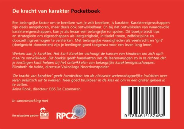 Grote foto pocketboekjes de kracht van karakter boeken overige boeken