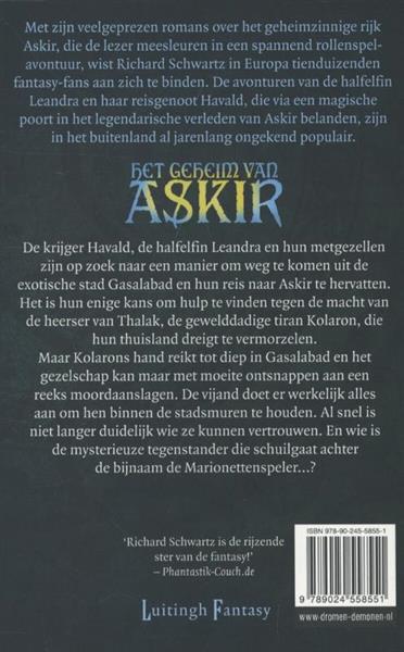Grote foto de marionettenspeler het geheim van askir 4 boeken science fiction