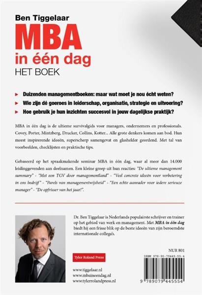 Grote foto mba in n dag het boek boeken overige boeken