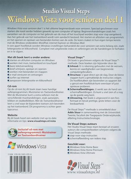 Grote foto windows vista voor senioren boeken informatica computer