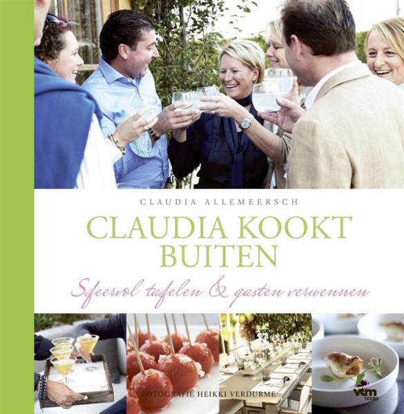 Grote foto claudia kookt buiten boeken kookboeken