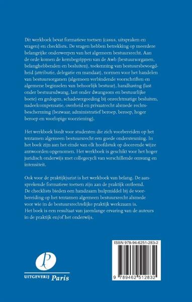 Grote foto werkboek algemeen bestuursrecht boeken overige boeken