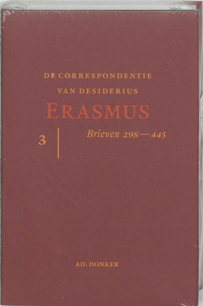 Grote foto de correspondentie van erasmus 3 boeken overige boeken