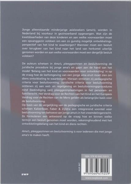 Grote foto ama pleeggezinnen en besluitvorming boeken studieboeken