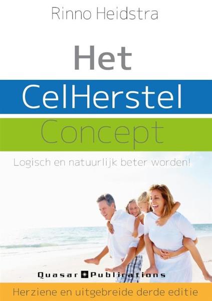 Grote foto het celherstelconcept boeken gezondheid en voeding