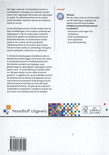 Grote foto introductie basisbegrippen bedrijfseconomie bedrijfsadministratie bedrijfseconomie in breder ver boeken studieboeken