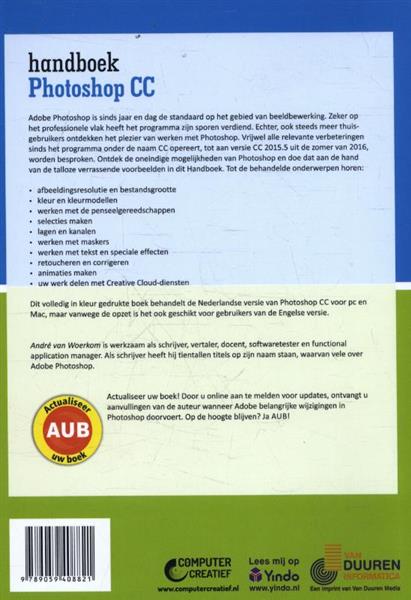 Grote foto handboek adobe photoshop cc handboek boeken informatica computer