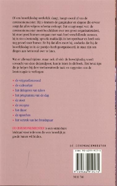 Grote foto de ceremoniemeester boeken politiek en maatschappij