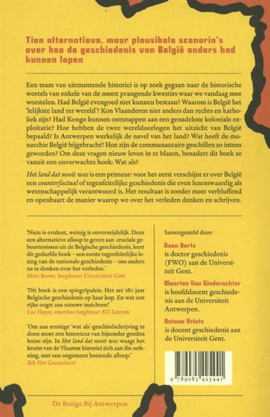 Grote foto het land dat nooit was boeken geschiedenis wereld