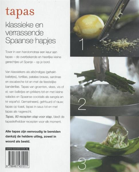 Grote foto tapas boeken kookboeken