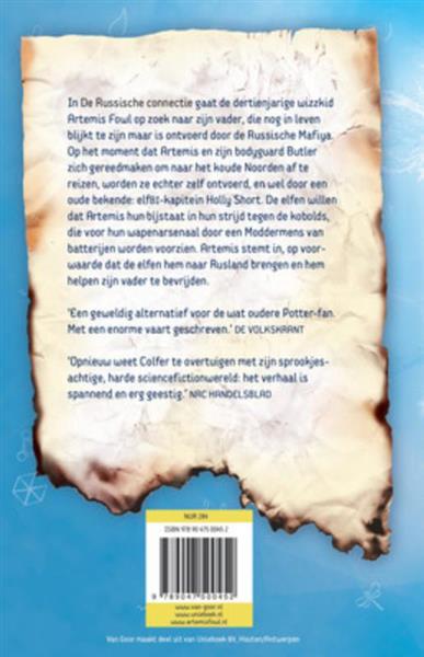 Grote foto de russische connectie artemis fowl 2 boeken jeugd 13 jaar en ouder