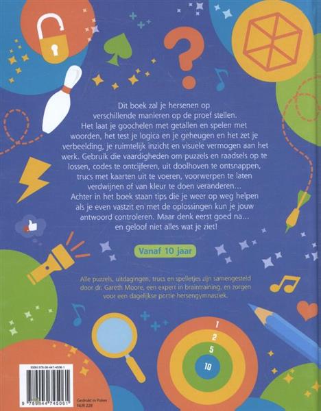 Grote foto test je brein test je brein boeken jeugd 13 jaar en ouder
